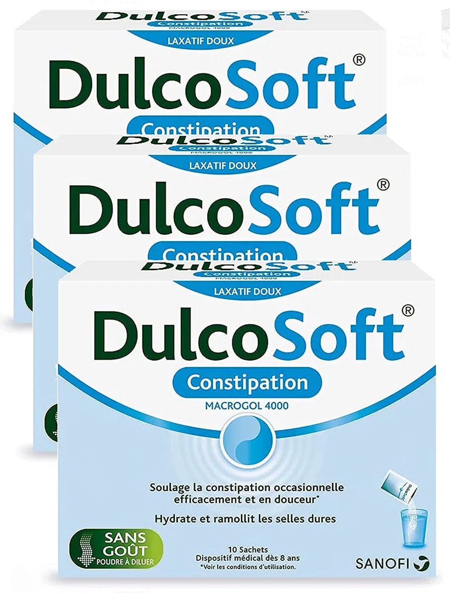 DulcoSoft Bolsa para solución Buvable - Pack de 3 cajas de 10 bolsas (3)